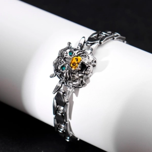 мужской браслет с тигром