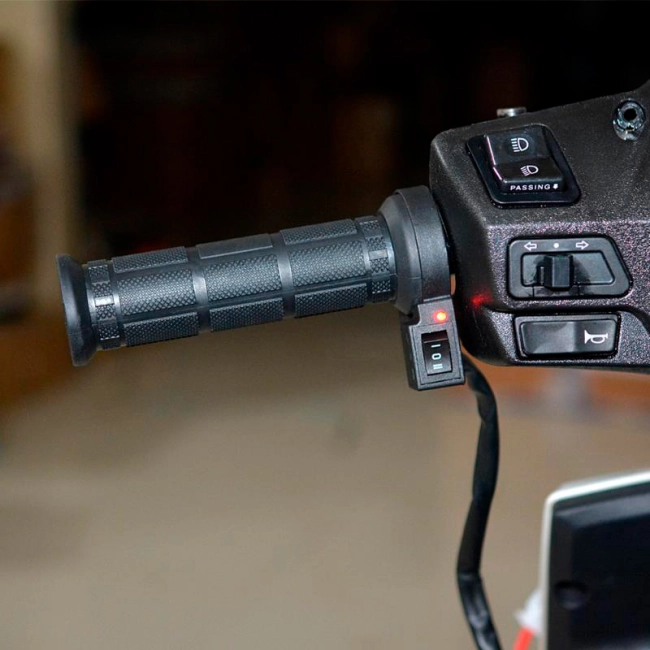 ручки с подогревом для мотоцикла