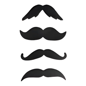 Карнавальные накладные усы на лицо Карнавальные накладные усы