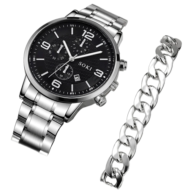 набор с часами для мужчин