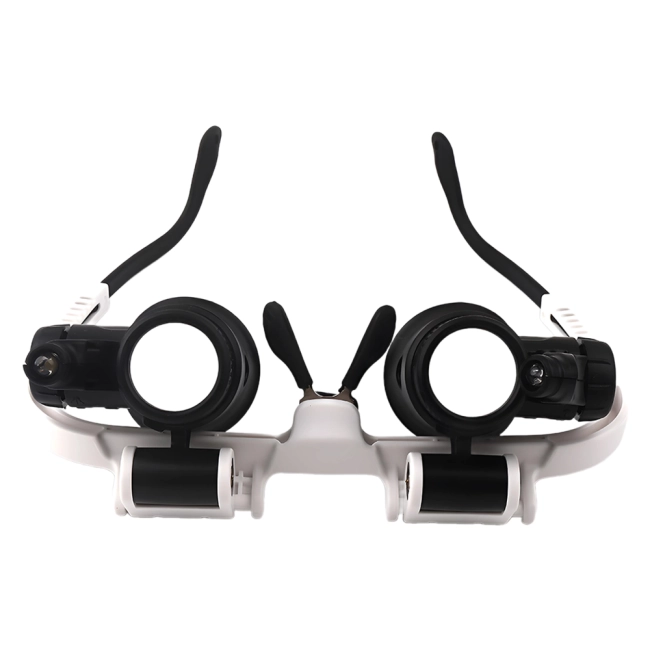 Окуляри зі збільшувальним склом і підсвічуванням