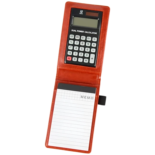 портативный блокнот с калькулятором