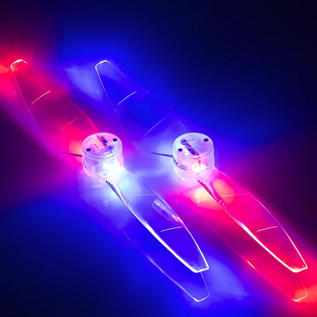 светодиодные пропеллеры на квадрокоптер