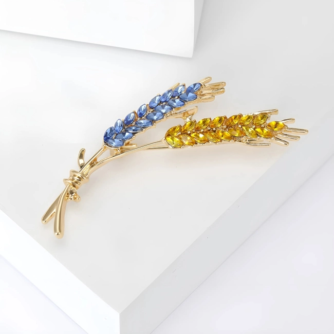 брошка колоски