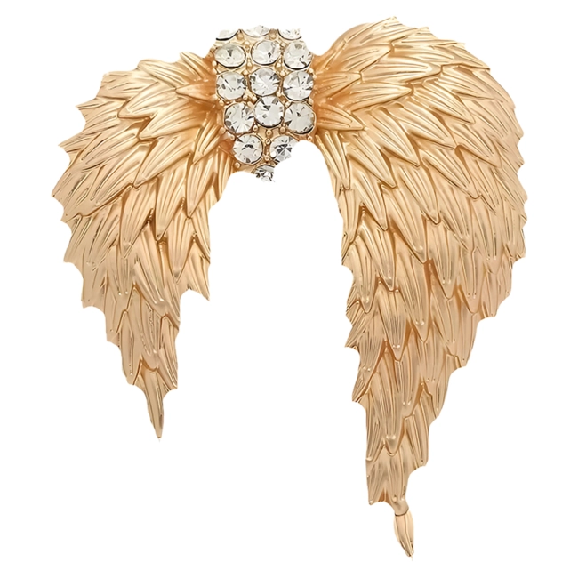 Женская брошь на одежду