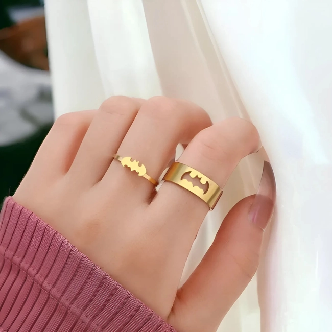 Парные кольца бэтмен