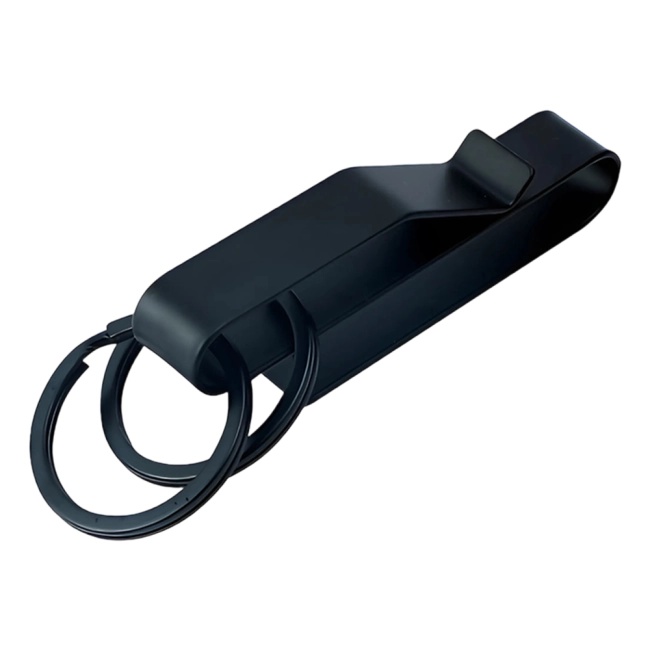 Брелок із затискачем на ключі