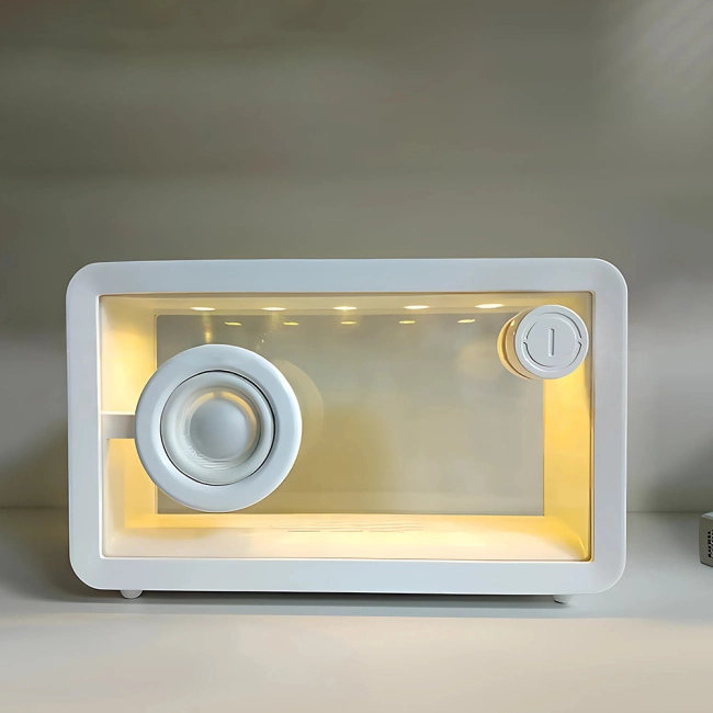 динамик с прозрачным корпусом