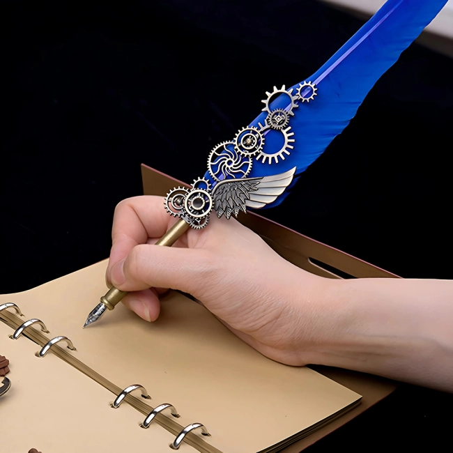 набор для каллиграфии с ручкой пером