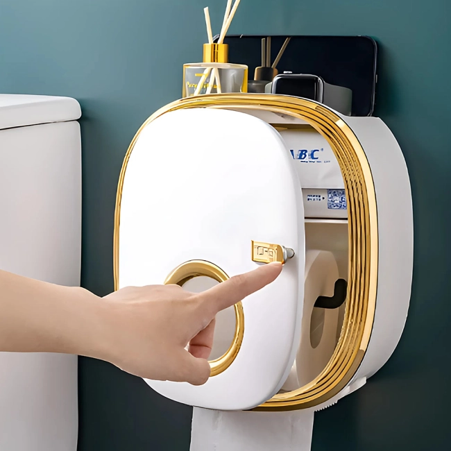 настенный бокс для туалетной бумаги