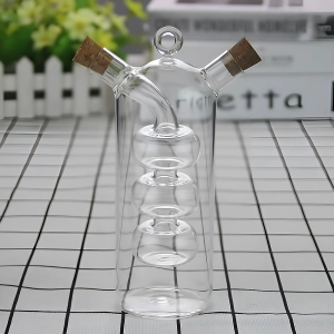 Скляна пляшка для олії та соєвого соусу скляна пляшка для олії