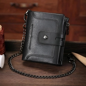 мужской кошелек с цепочкой