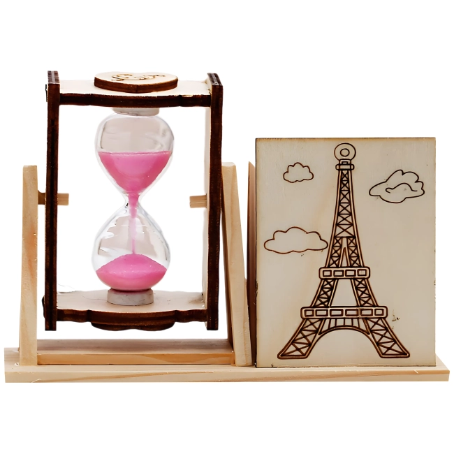 песочные часы с карандашницей