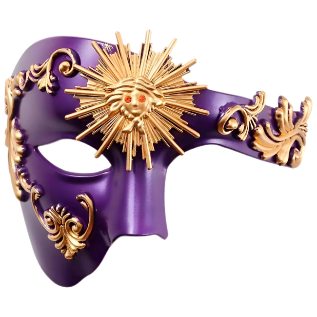 венецианская маска на пол лица