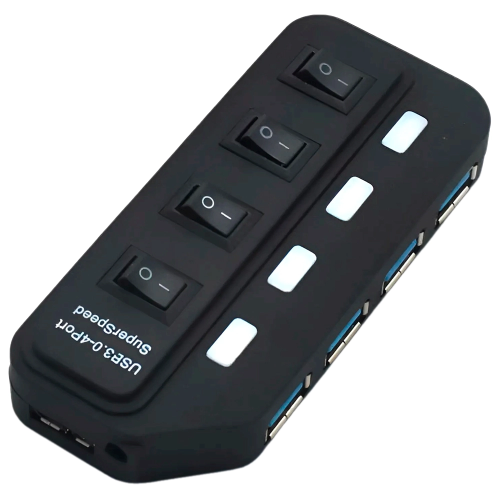 розгалужувач usb 3.0 з вимикачами