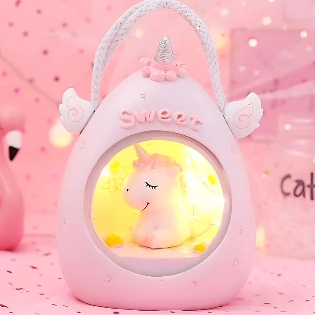 детский ночник единорог