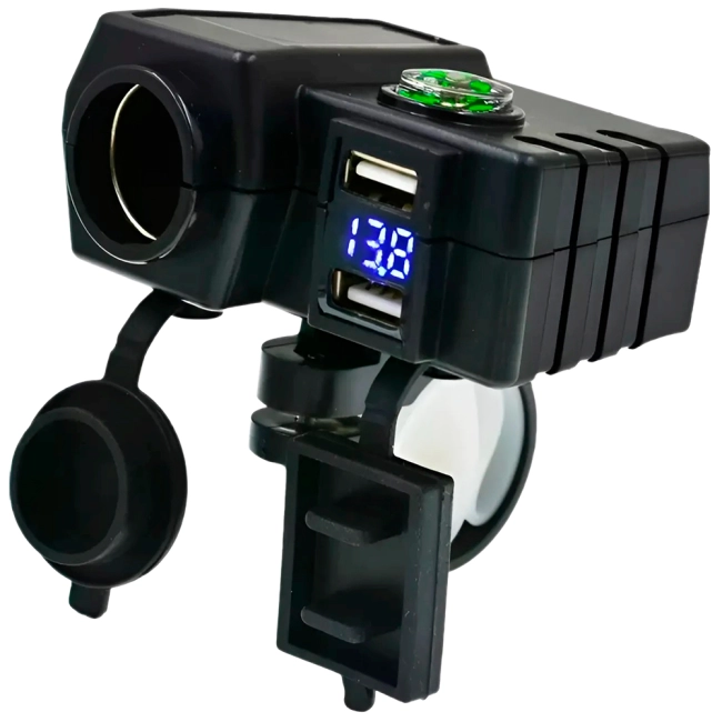 прикуриватель вольтметр для мотоцикла