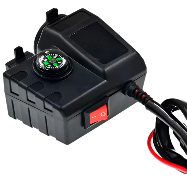 прикуриватель вольтметр с USB на мотоцикл