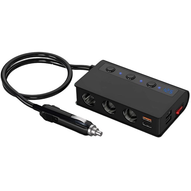 автомобильный usb разветвитель в прикуриватель