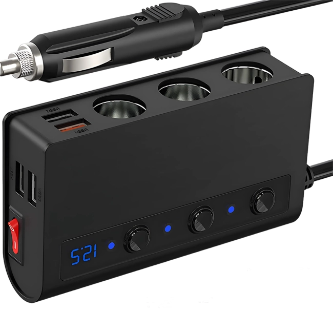 разветвитель прикуривателя с выключателем