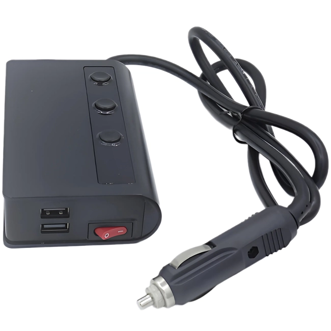 разветвитель в прикуриватель с переключателем