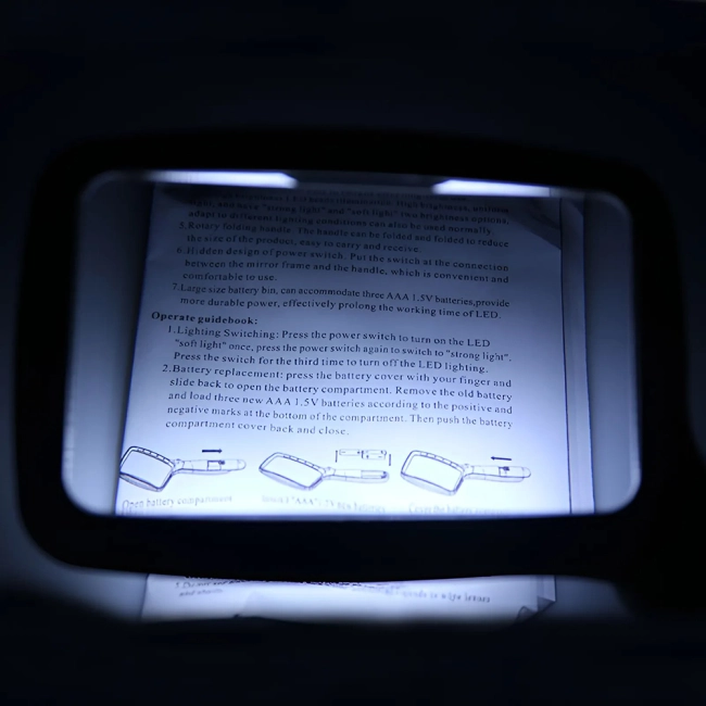 складная лупа для чтения