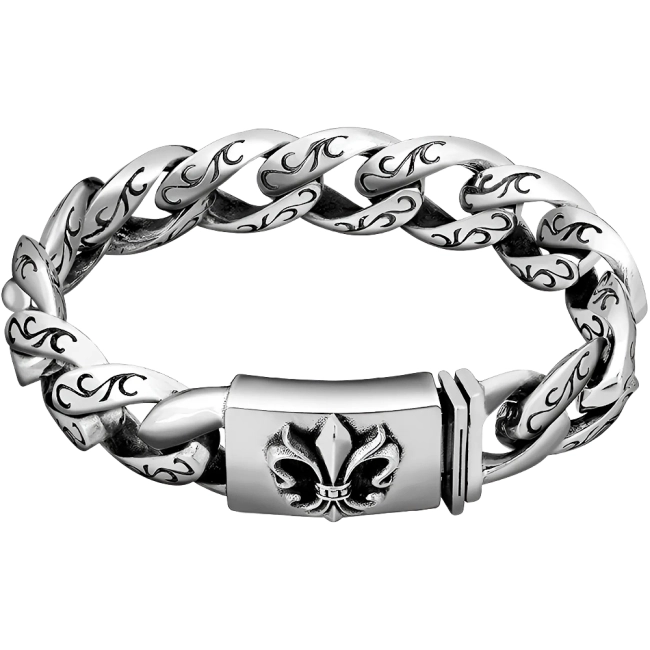 браслет с геральдической лилией