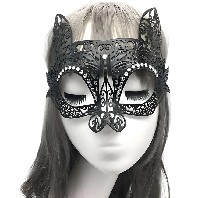 полумаска кошки