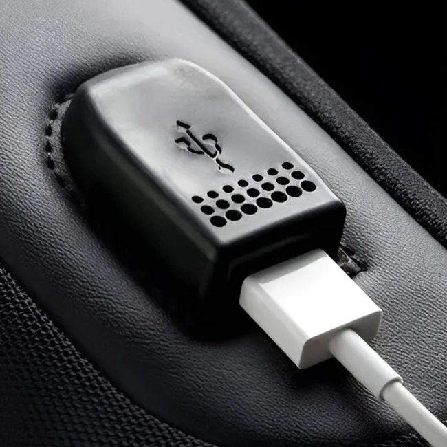 мужская сумка через плечо с кодовым замком