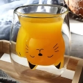 подвійна склянка з котом