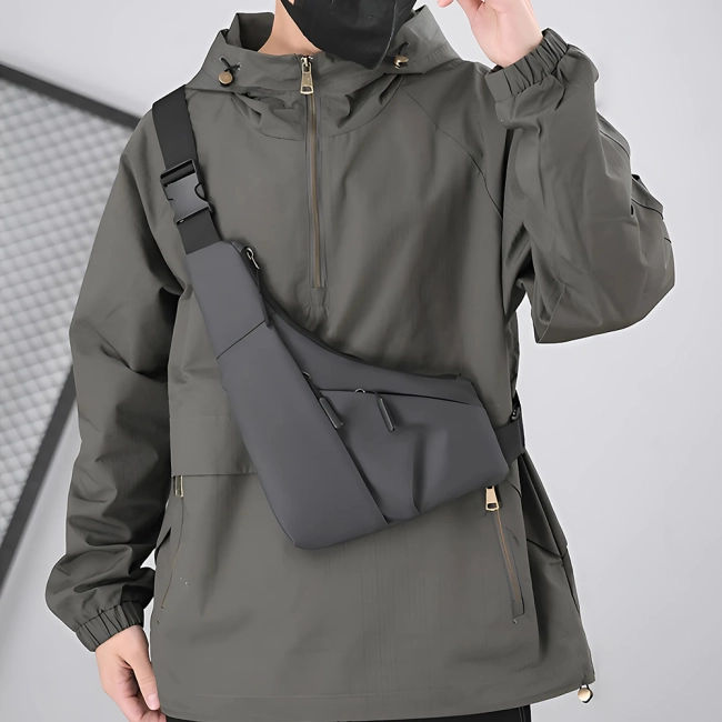 чоловіча сумка-кобура через плече