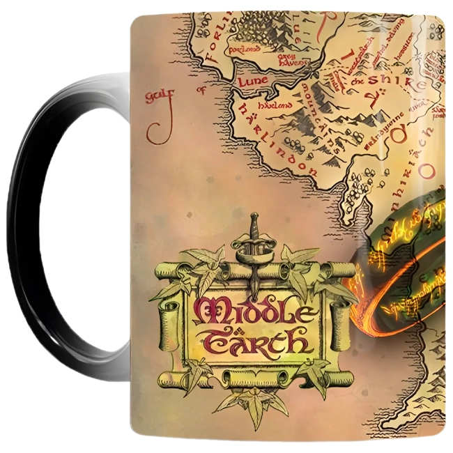 чашка з картою