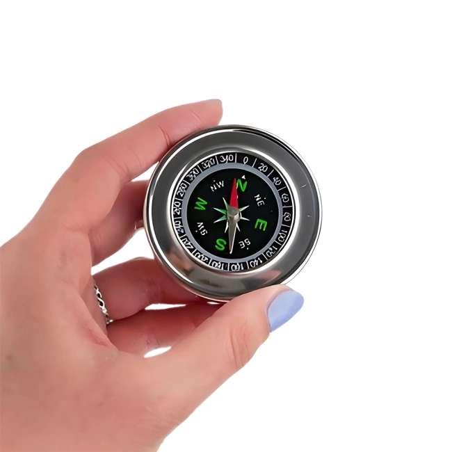 металлический туристический компас
