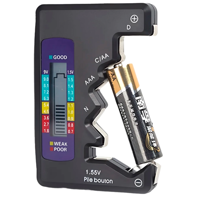 цифровой тестер батареек