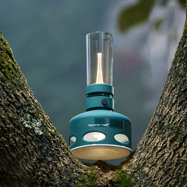 кемпинговая лампа в ретро стиле