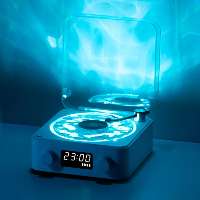 будильник виниловый проигрыватель