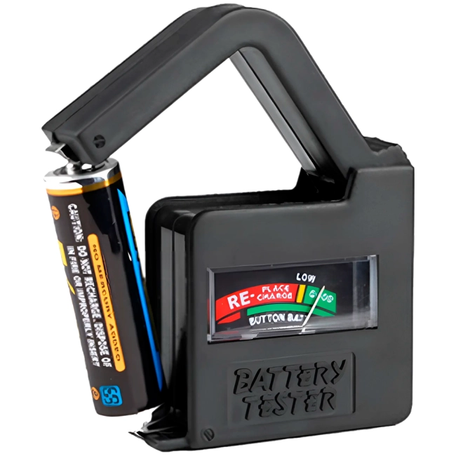 тестер заряда батареек