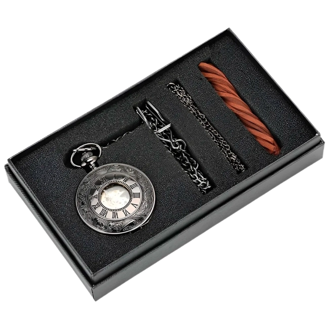 комплект с часами на цепочке