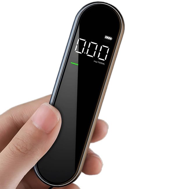 цифровой алкотестер в авто