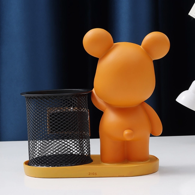 органайзер для ручек с мишкой