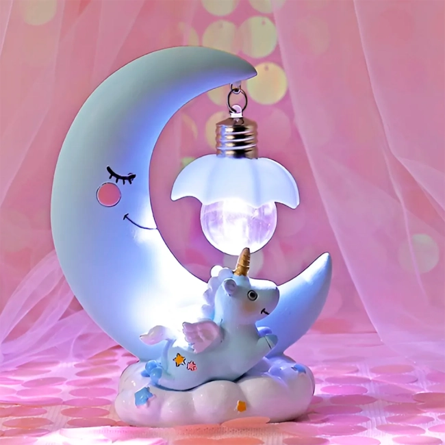 светильник с единорогом