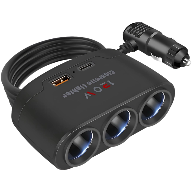 разветвитель в прикуриватель 12 в 24 в