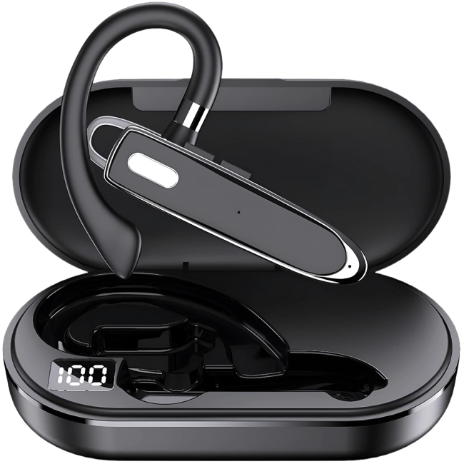 Bluetooth гарнитура с зарядным кейсом