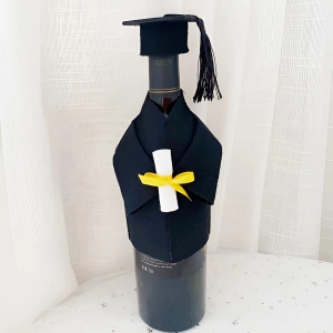 Прикраса для пляшки у вигляді одягу бакалавра Прикраса для пляшки