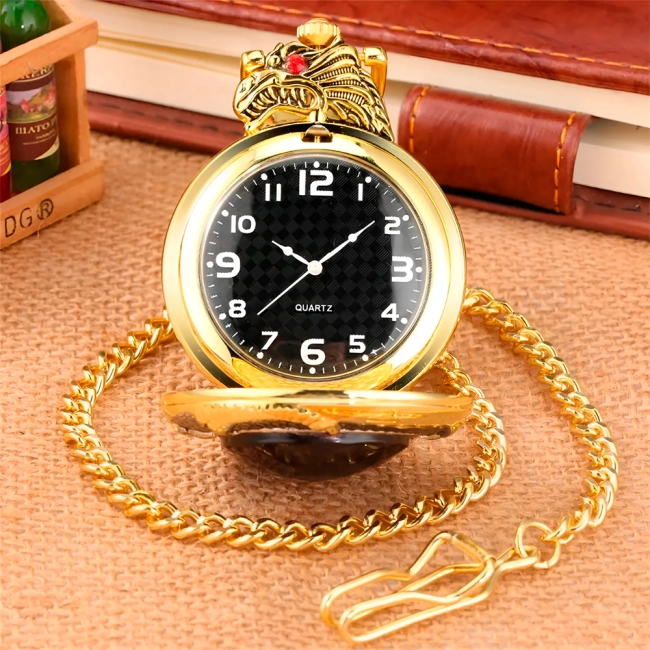 часы на цепочке дракон