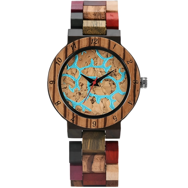 дерев’яний наручний годинник