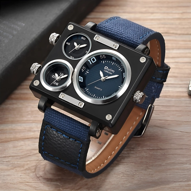 мужские часы на запястье