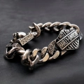 мужской браслет с черепом