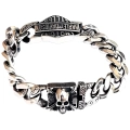 мужской браслет череп