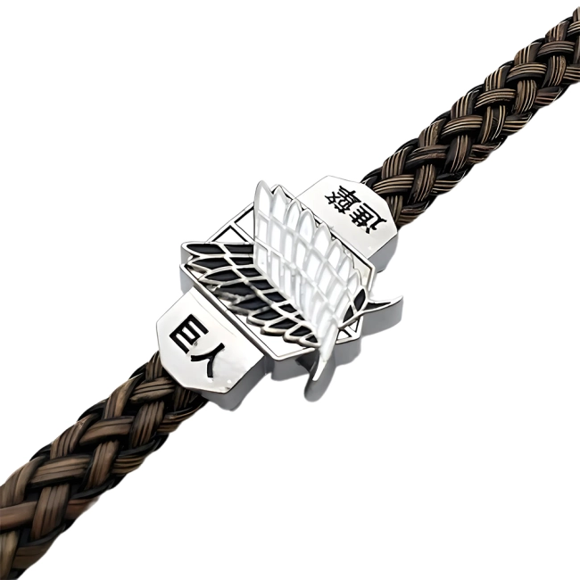 плетеный аниме браслет